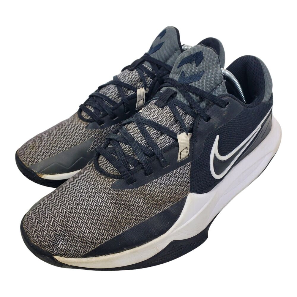 NIKE Shoes PRECISION 6 Mens Size 11 Black White Basketball Sneaker DD9535-003